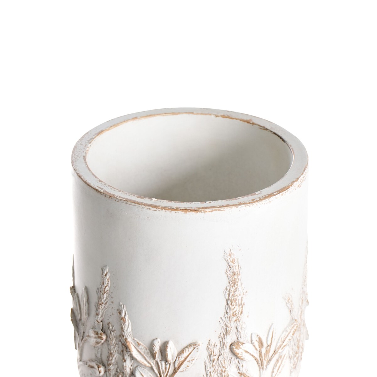 Doniczka na nóżkach PREWEZA Ceramika 23 cm Złamana biel