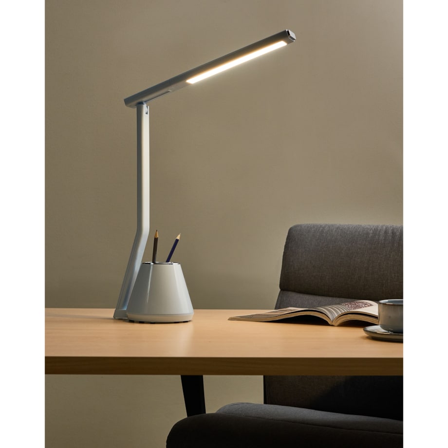 Lampa biurkowa LED DENEB Ze ściemniaczem Błękitny