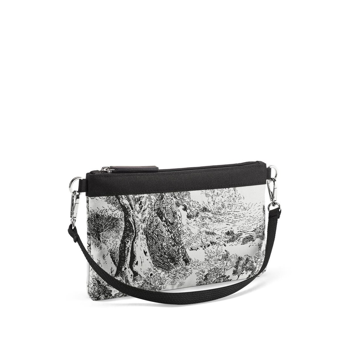 Torba MINI POUCH, jacquard grey