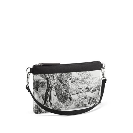 Torba MINI POUCH, jacquard grey