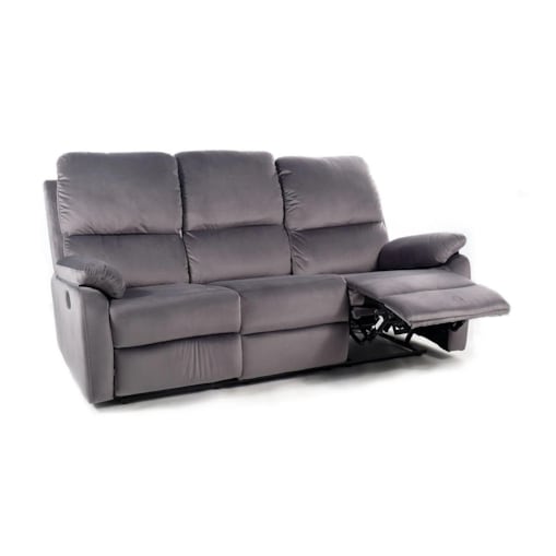 Sofa rozkładana SPENCER 3 VELVET szara