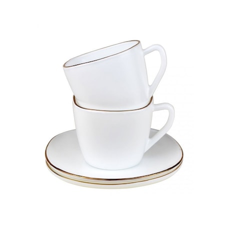 Kinghoff zestaw kawowy 6 filiżanek ze spodeczkami Opal 62396