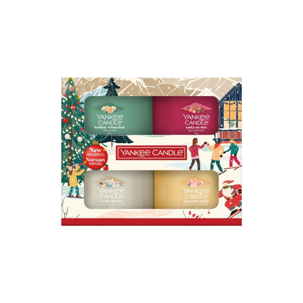 Yankee Candle zestaw prezentowy 4 ŚWIECE MINI