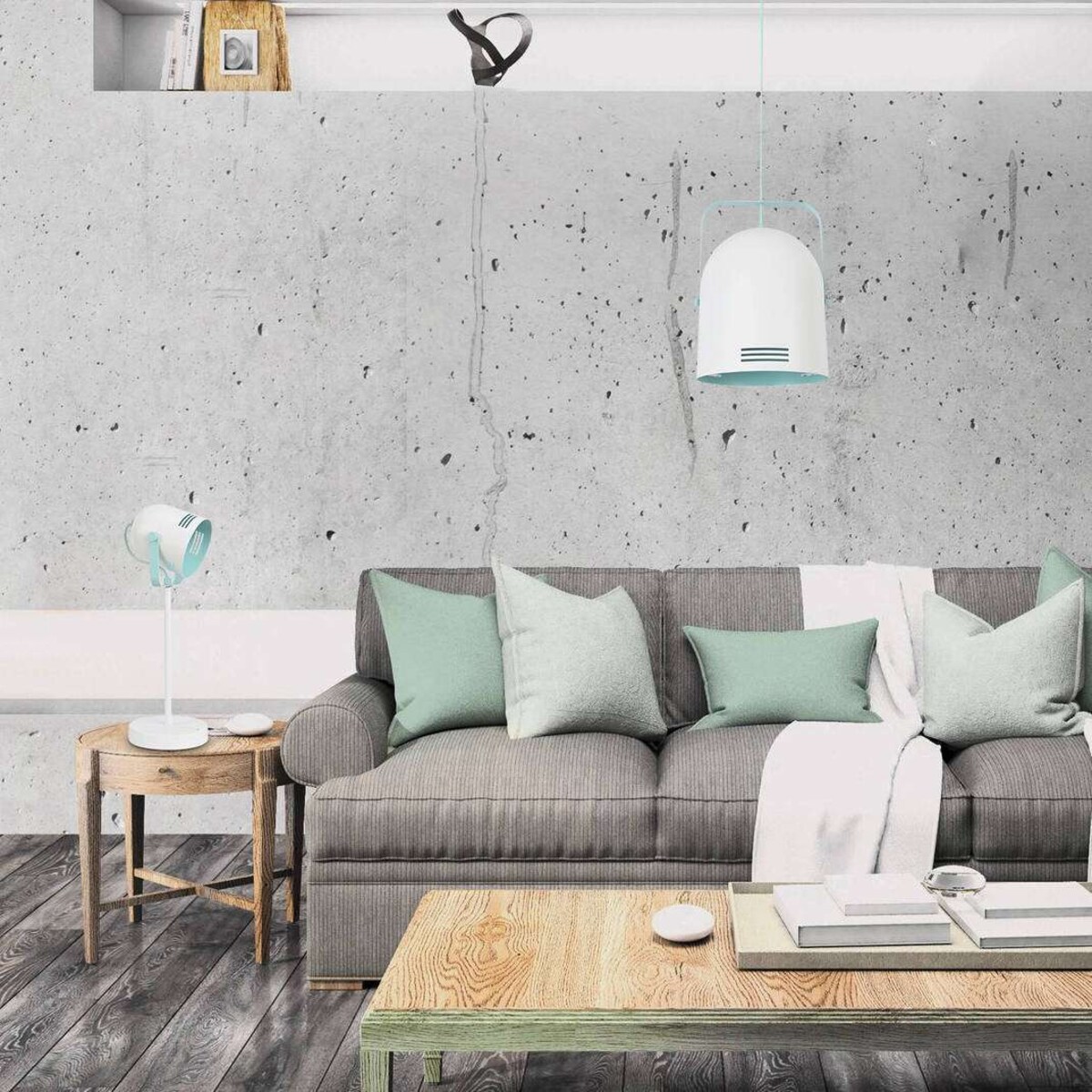 Stojąca LAMPA biurkowa MINUET 7015 Rabalux regulowana LAMPKA reflektorek pastelowy biały miętowy