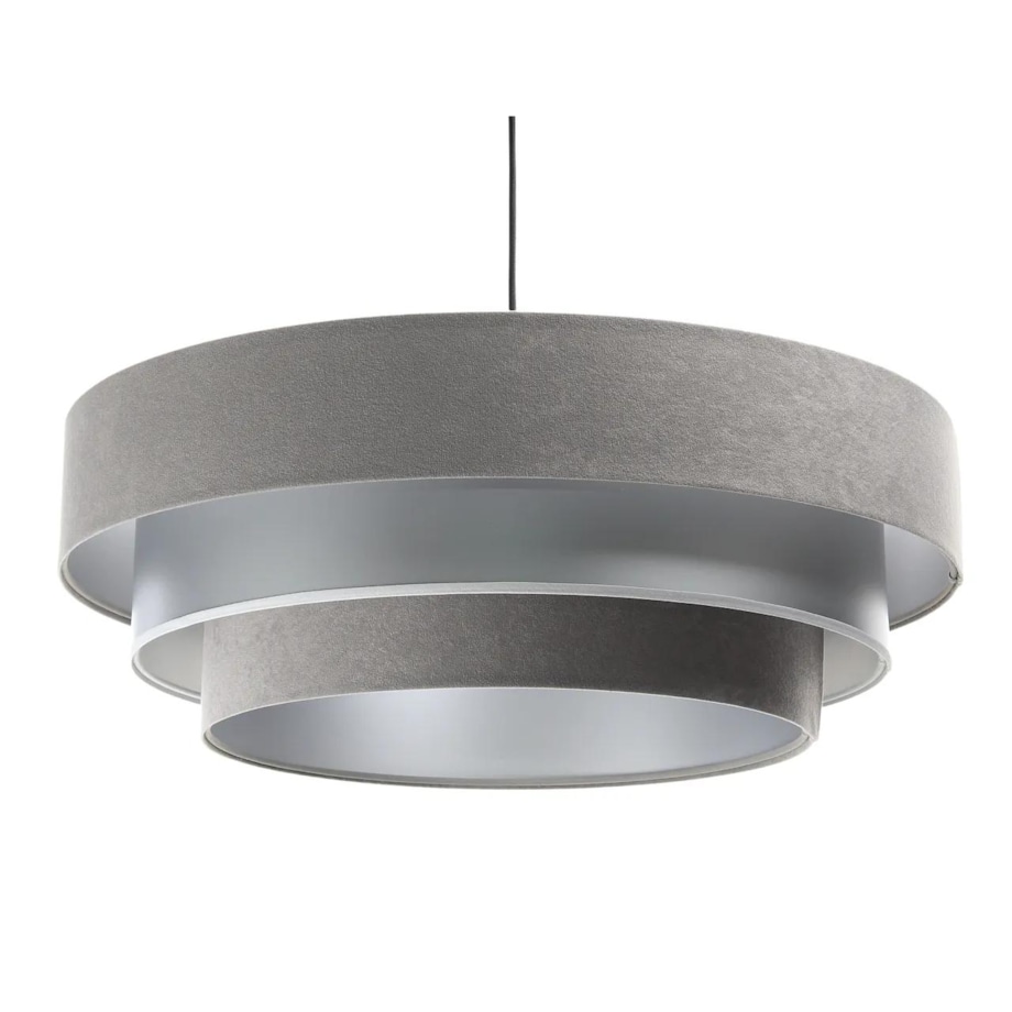 Lampa wisząca TRIO MIX szara/srebrna