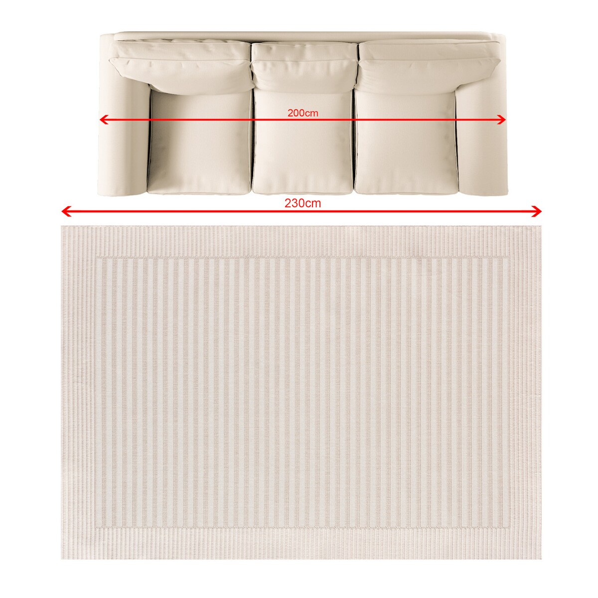 Dywan Lunara creamy 160x230 cm, 160x230 cm