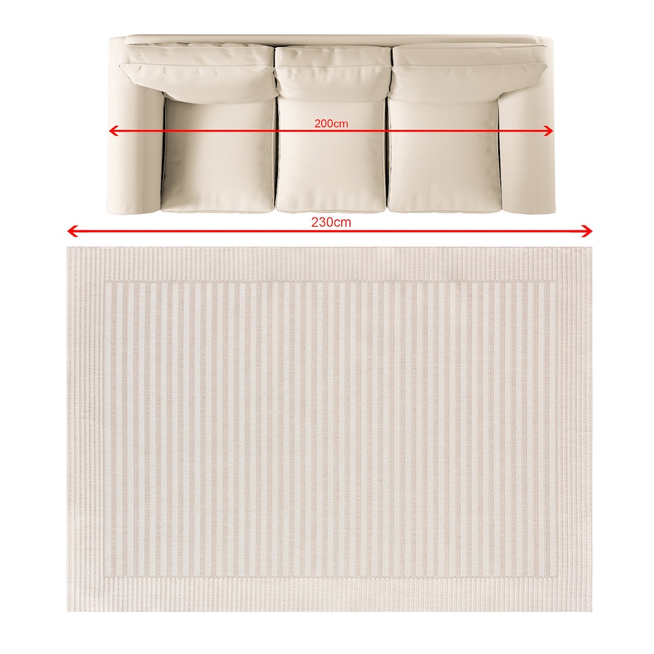 Dywan Lunara creamy 160x230 cm, 160x230 cm