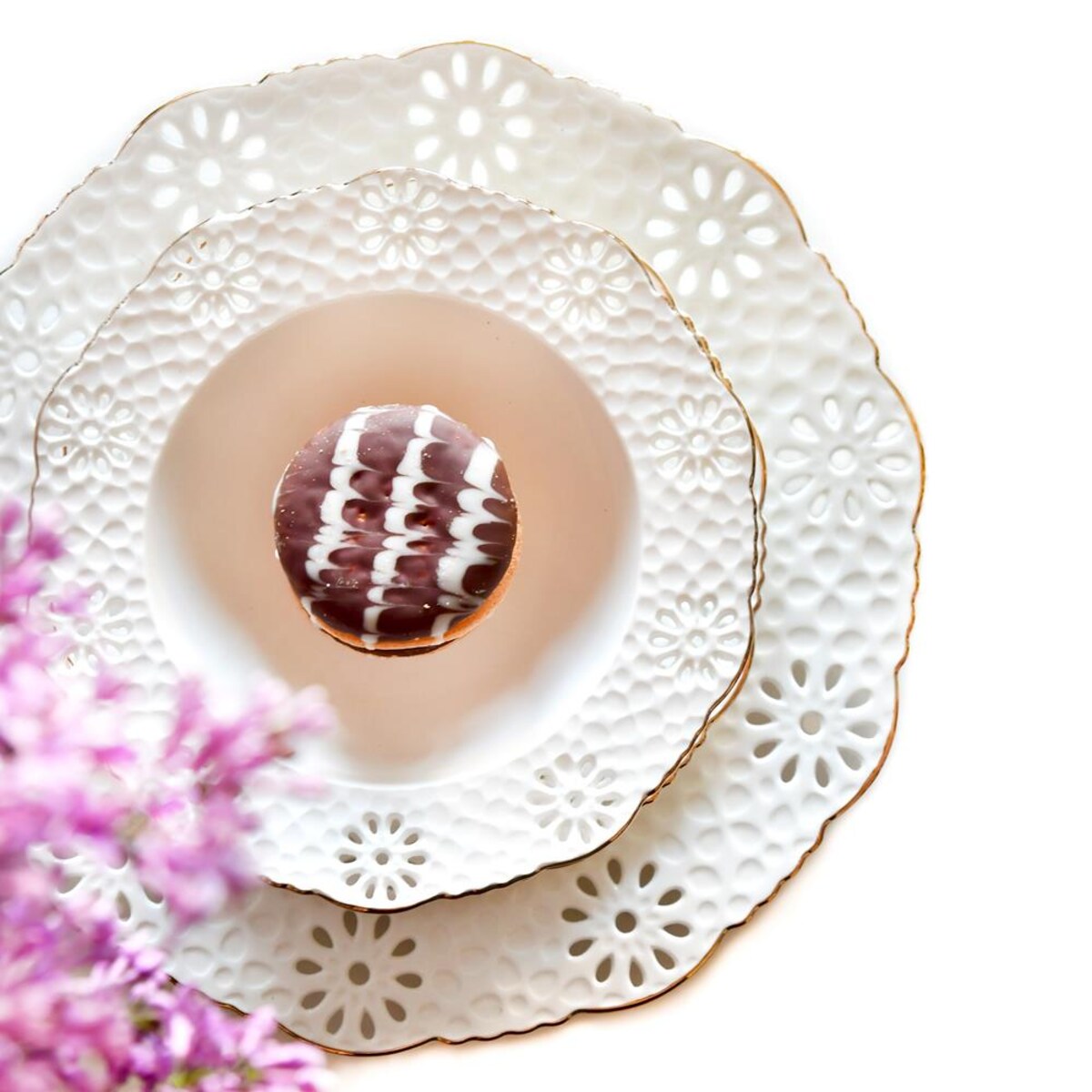 VILLA ITALIA Serwis obiadowy na 6 osób porcelanowy LORETTA