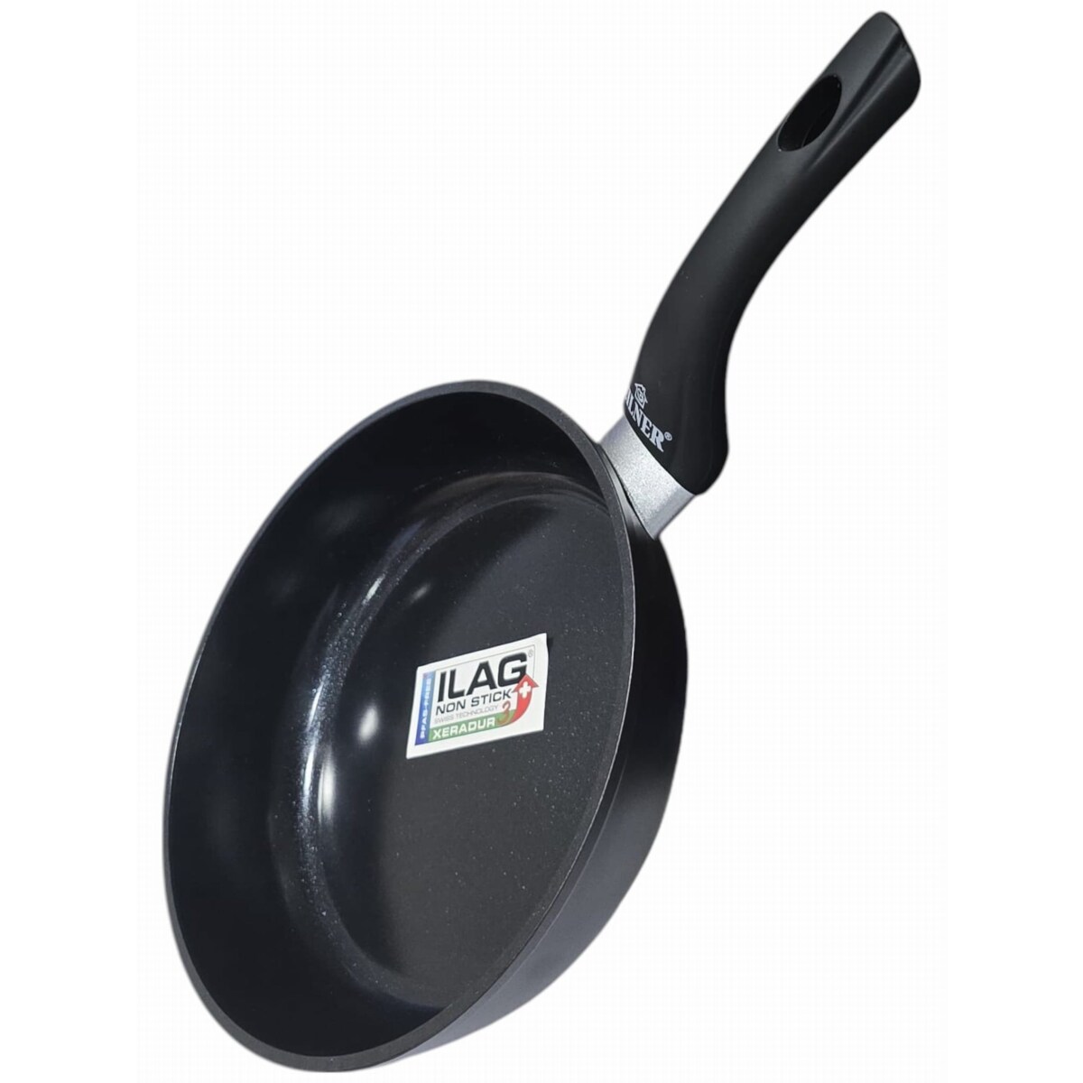 Patelnia do smażenia ceramiczna 28 cm czarna indukcja gaz ZILNER