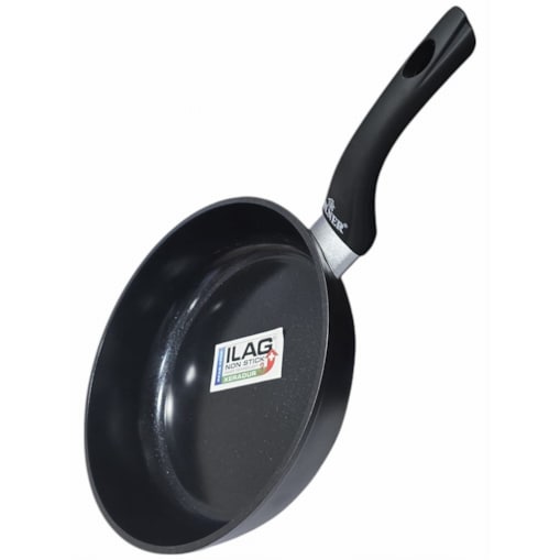 Patelnia do smażenia ceramiczna 28 cm czarna indukcja gaz ZILNER