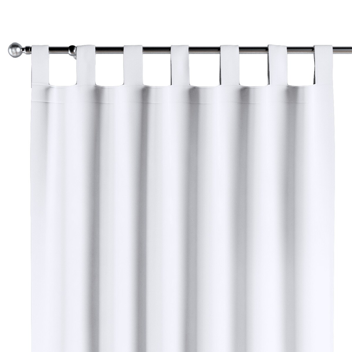 Zasłona na szelkach 1 szt. 130x245 śnieżnobiały