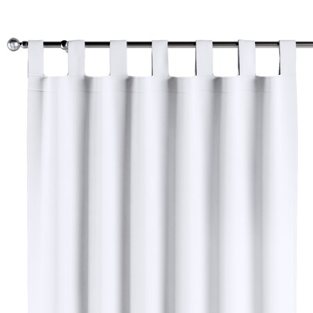 Zasłona na szelkach 1 szt. 130x245 śnieżnobiały
