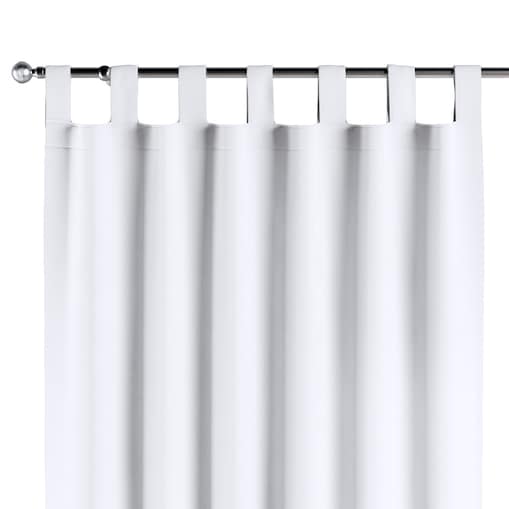 Zasłona na szelkach 1 szt. 130x245 śnieżnobiały