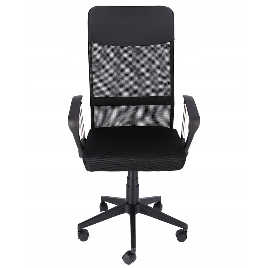 Fotel Krzesło Do Biurka Biura Zoom Ekoskóra Czarna