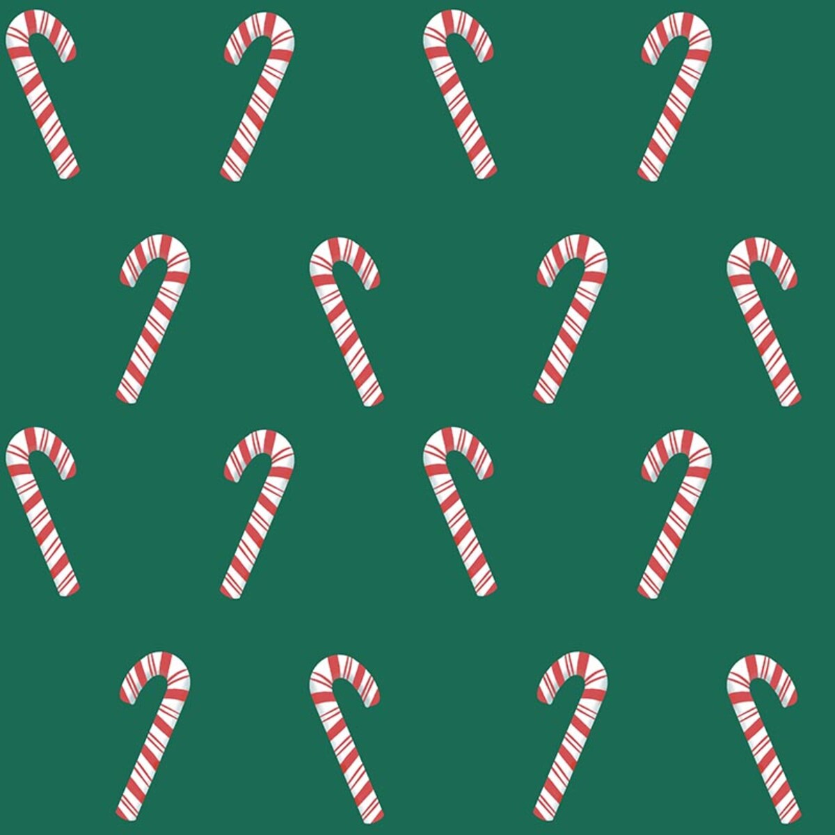 Bieżnik świąteczny - Laski cukrowe - zielony - 40x180