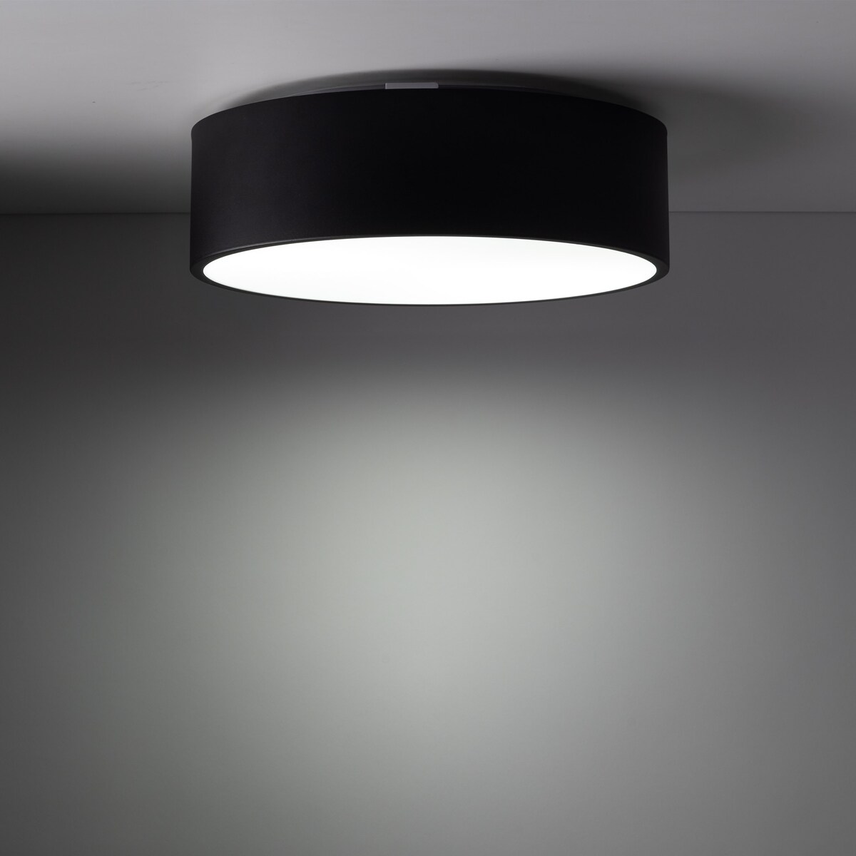 Oprawa zewnętrzna natynkowa LIVO BLACK M IP54 TK Lighting 3xE27 czarna plafon tarasowy 40 cm