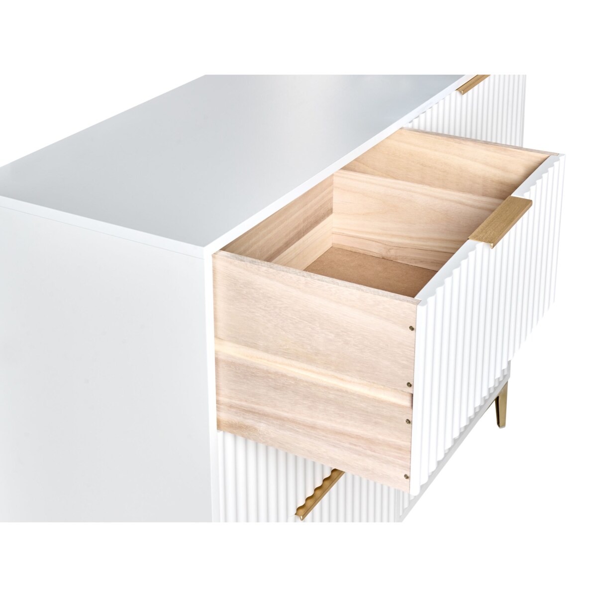 Komoda 6 szuflad WALCOTT Biały