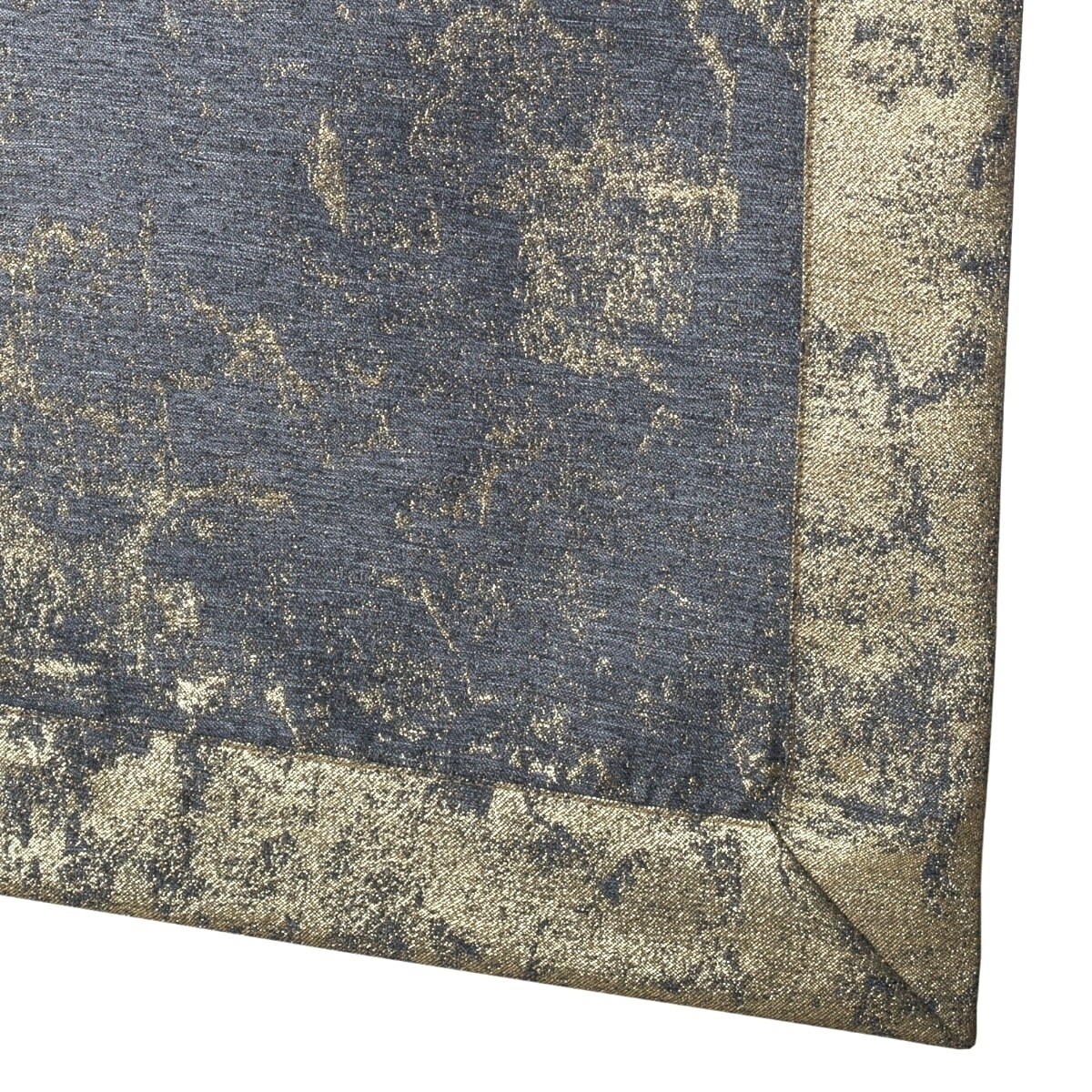 Bieżnik LX 6112-2502 - 40x240 cm - szary złoty - 40cm x 240cm
