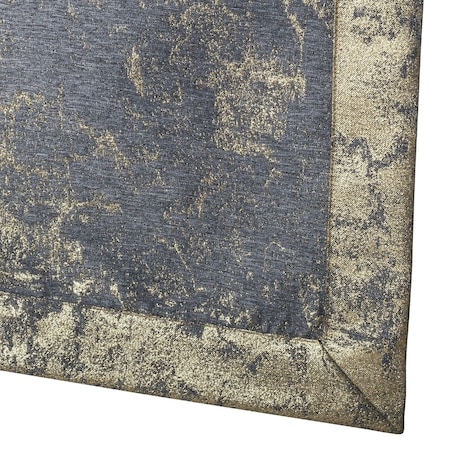 Bieżnik LX 6112-2502 - 40x240 cm - szary złoty - 40cm x 240cm