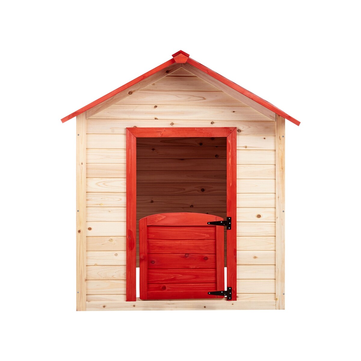 Domek ogrodowy dla dzieci drewniany jasne drewno PELOPIO