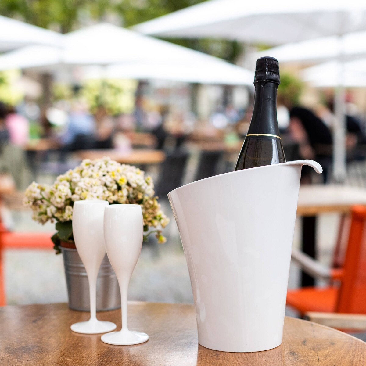 Biały cooler do wina, KOZIOL