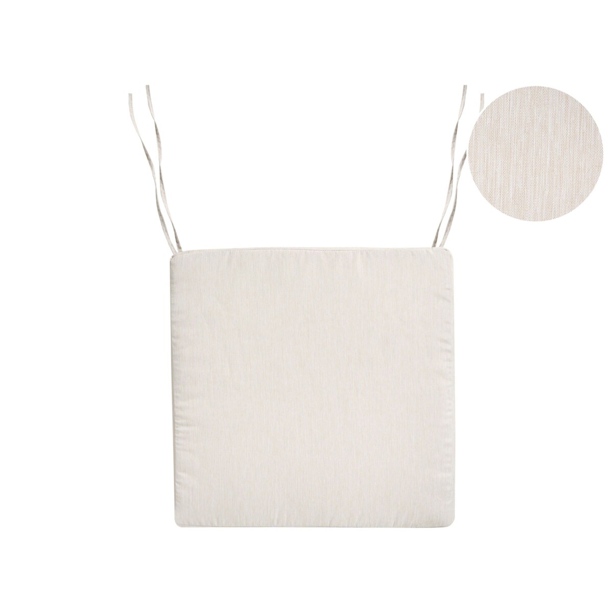 Poduszka na krzesło ogrodowe SASSARI PREMIUM 46 x 46 cm Jasnobeżowy