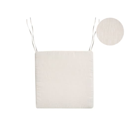 Poduszka na krzesło ogrodowe SASSARI PREMIUM 46 x 46 cm Jasnobeżowy