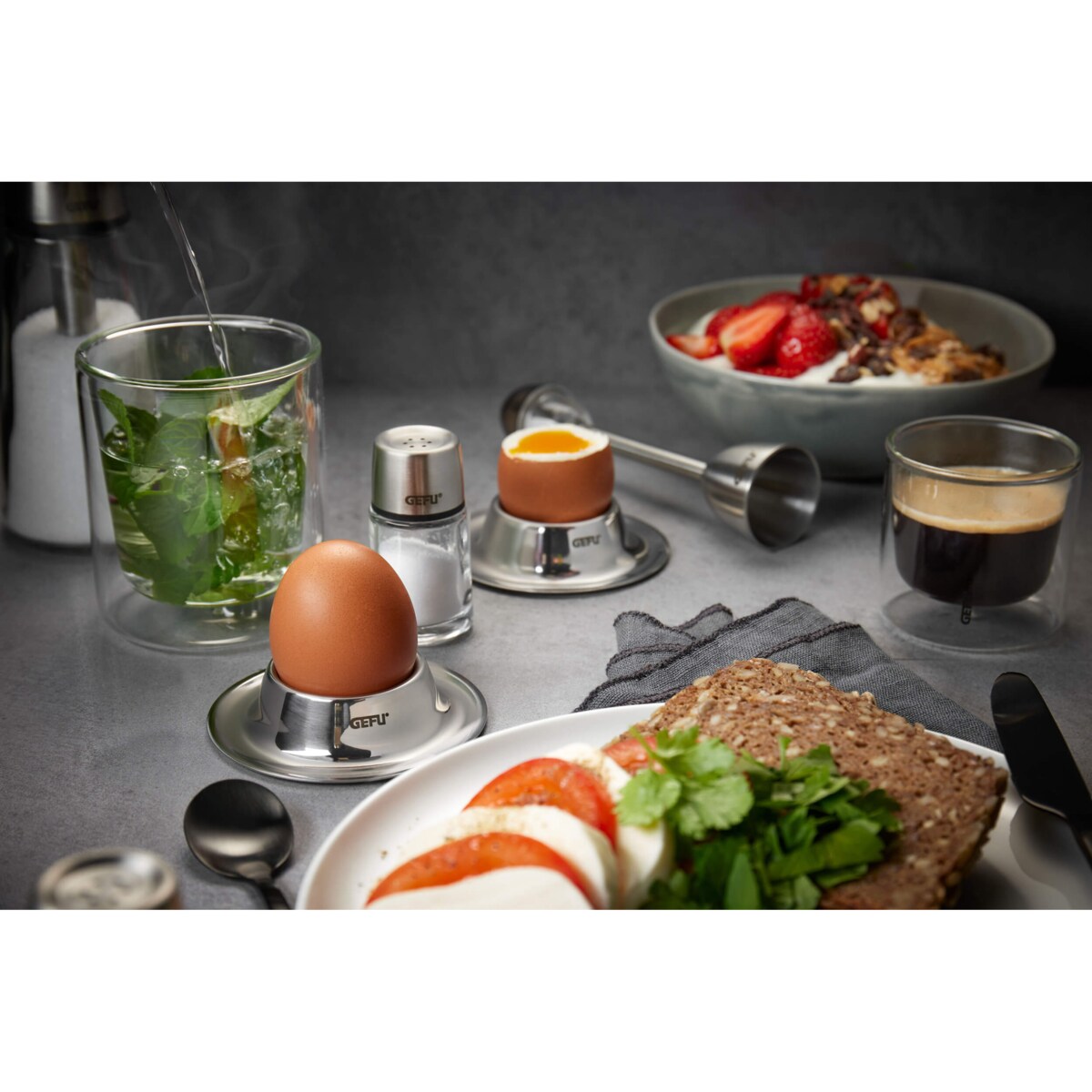 Zestaw 2 podstawek do jajek OVO