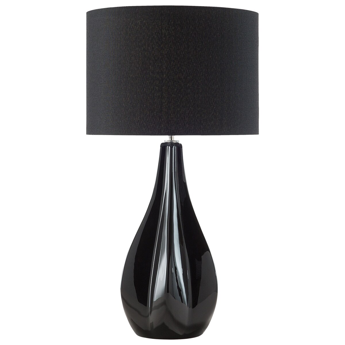 Lampa stołowa SANTEE Porcelana Czarny