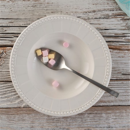 VILLA ITALIA Serwis obiadowy na 6 osób VENICE WHITE