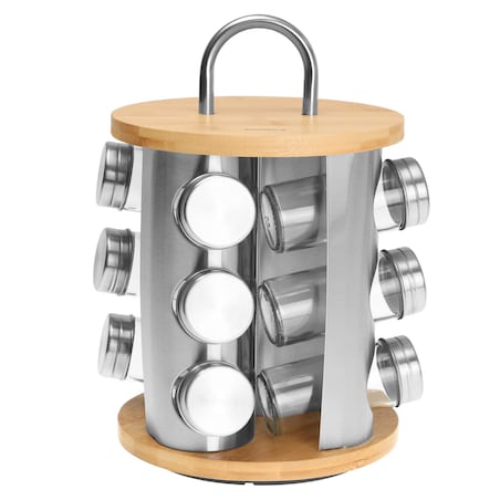 Zestaw pojemników na przyprawy 13 elementów przyprawnik KLAUSBERG