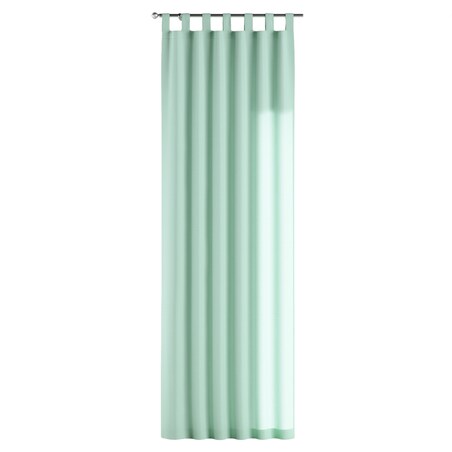 Zasłona na szelkach 1 szt. 130x245 turkusowo - miętowy