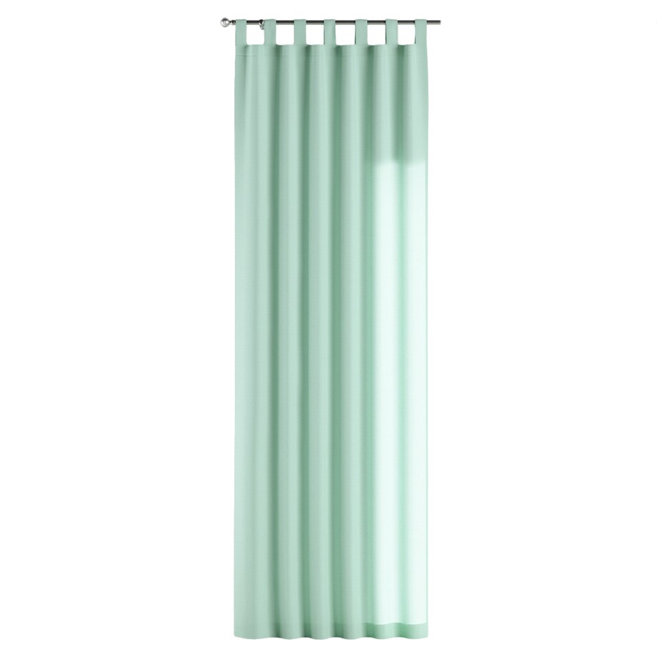 Zasłona na szelkach 1 szt. 130x245 turkusowo - miętowy
