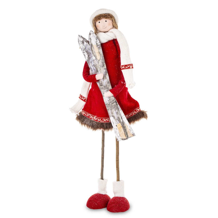 Dekoracja - figurka 51x20x13 cm SUKIYA-3 z nartami