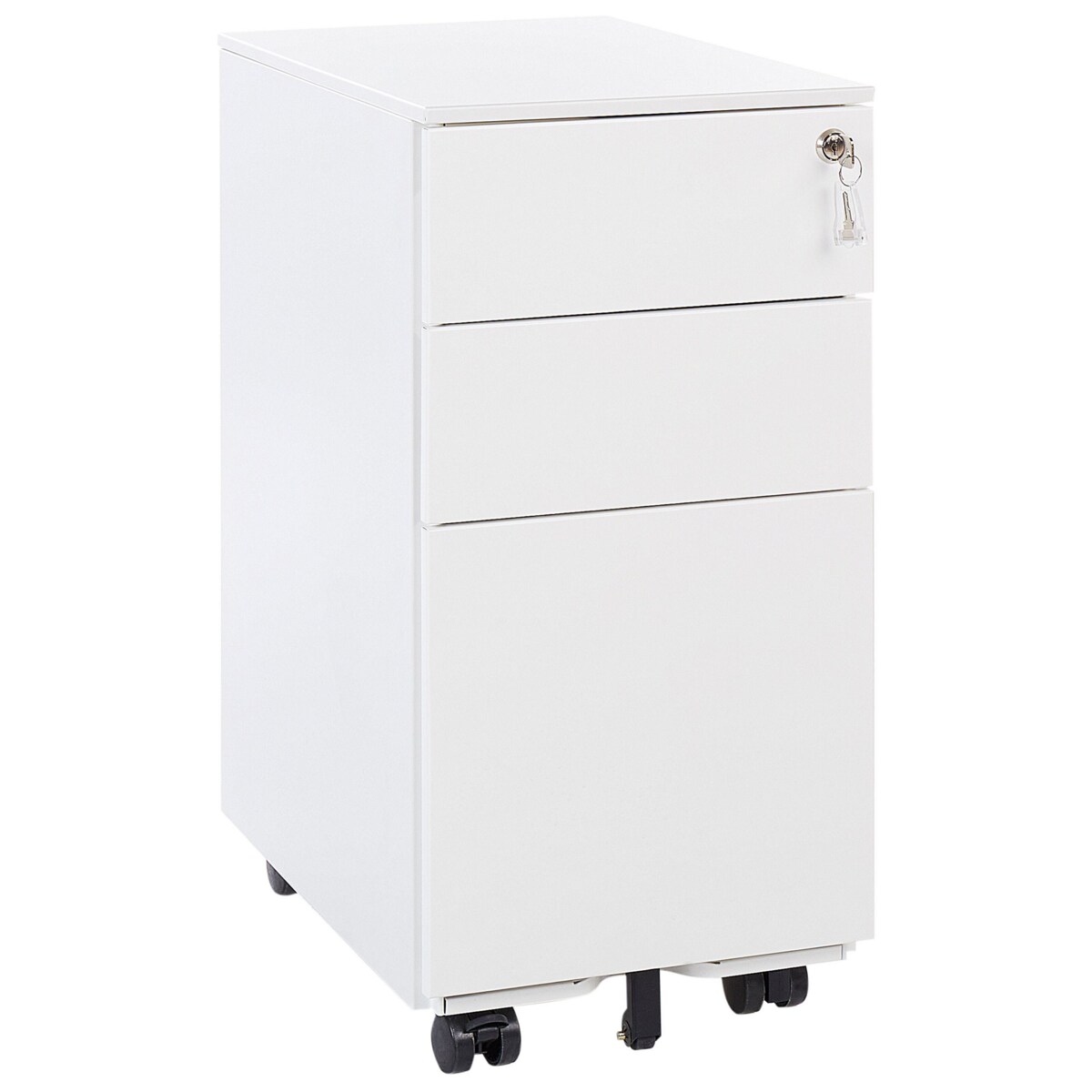 Szafka biurowa metalowa biała BOLSENA II