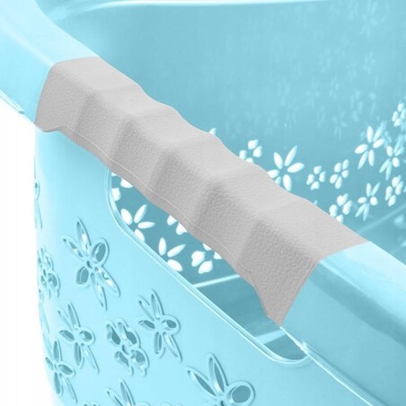 Kosz wolnostojący na pranie Keeeper 50l odcienie błękitu