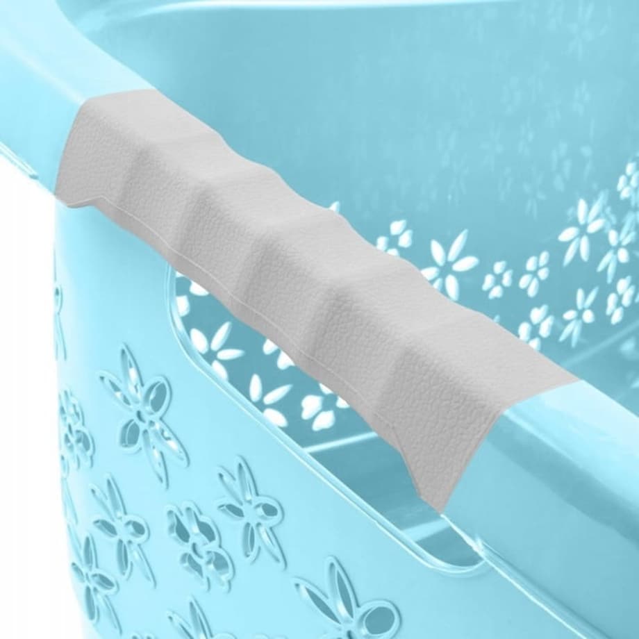 Kosz wolnostojący na pranie Keeeper 50l odcienie błękitu