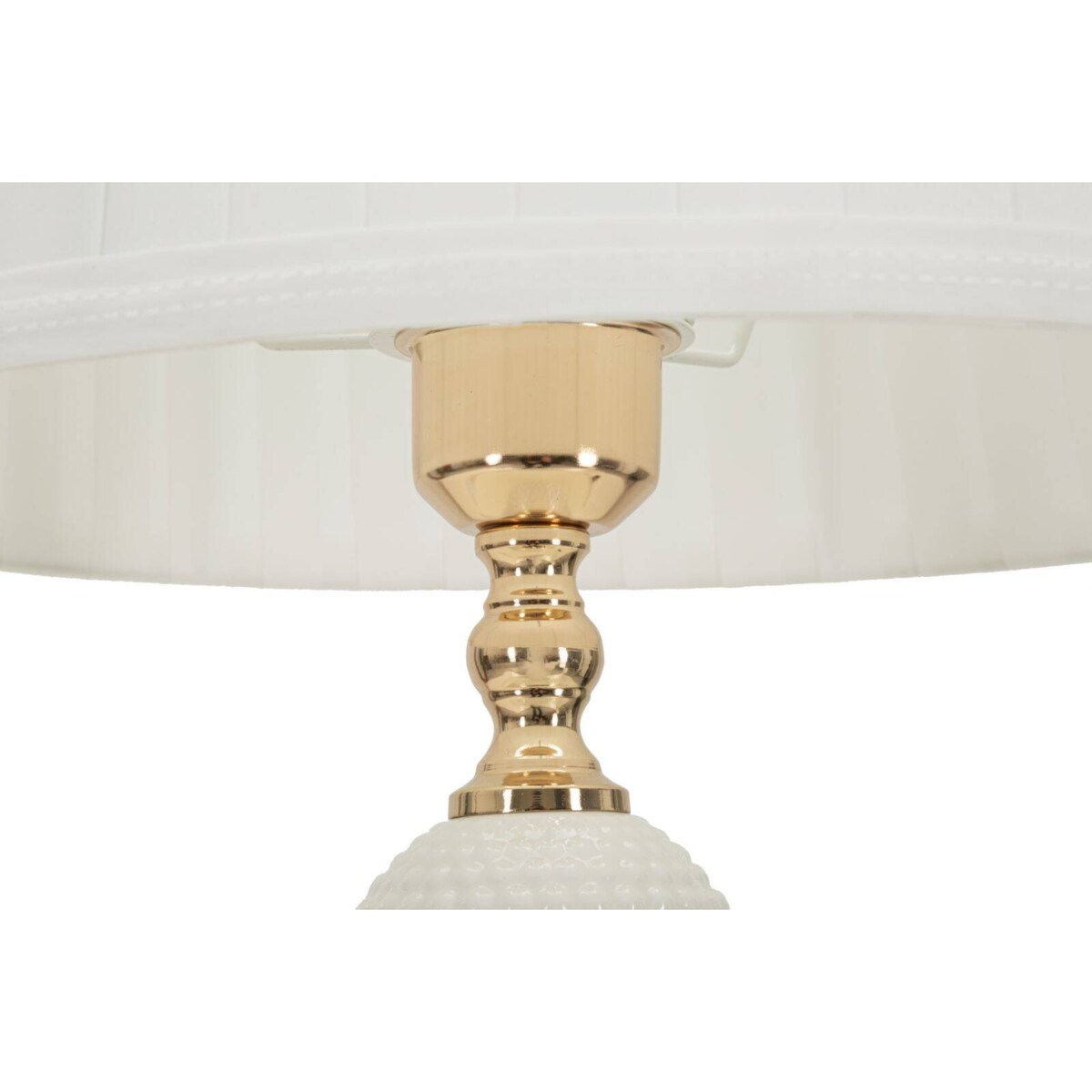 Lampa stołowa ceramiczna, złota Amalfi