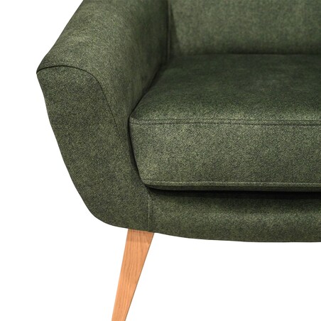 Fotel nowoczesny Junior - zielony - 80cm x 107cm x 92cm