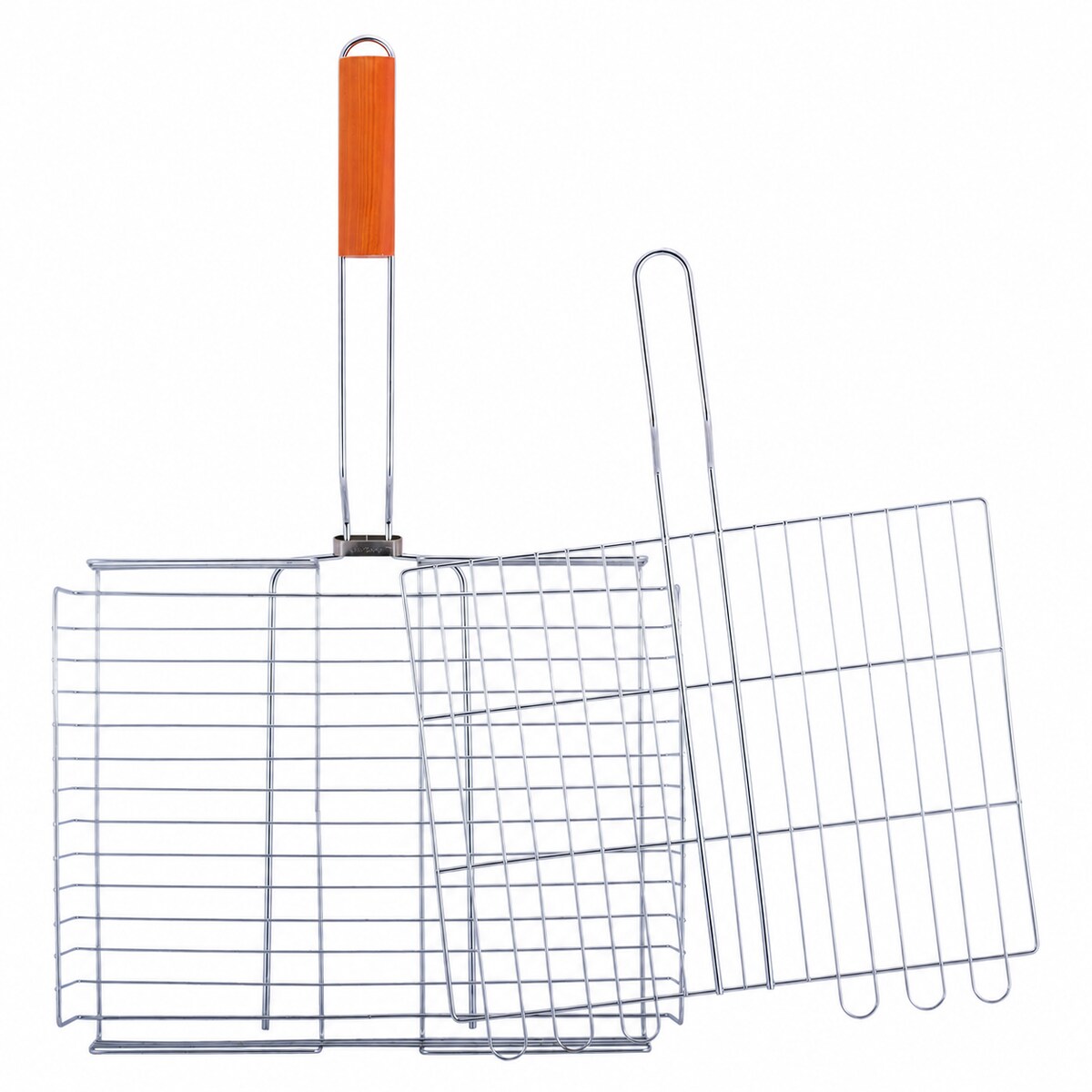 Ruszt do grillowania mięsa ryb warzyw z bokami 36cm SKAUT