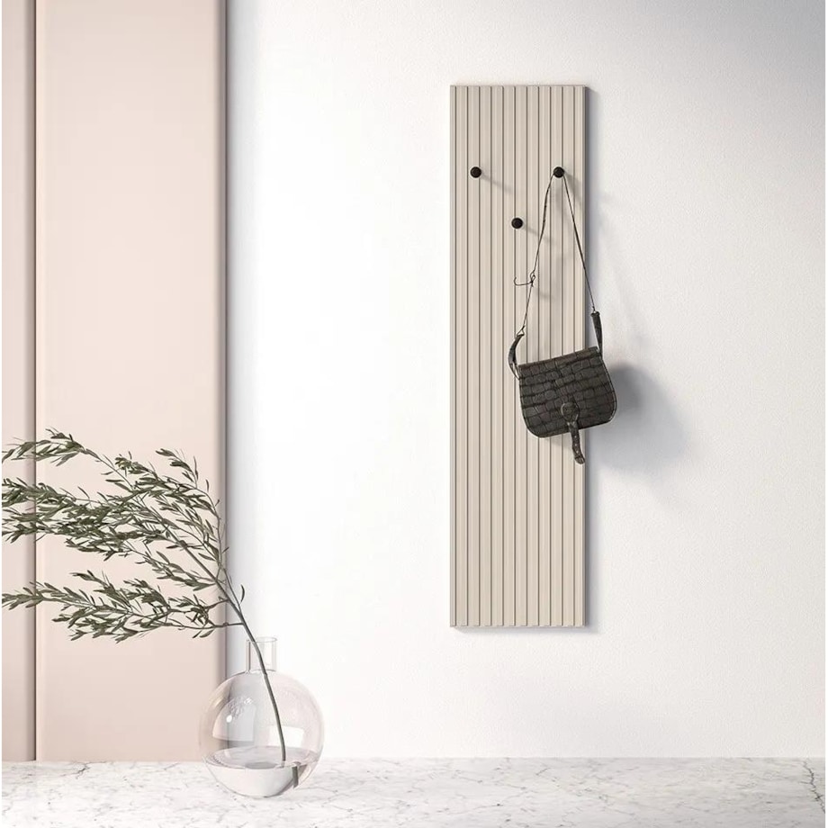 Wieszak ELLEN 3U kaszmir/czarny do przedpokoju