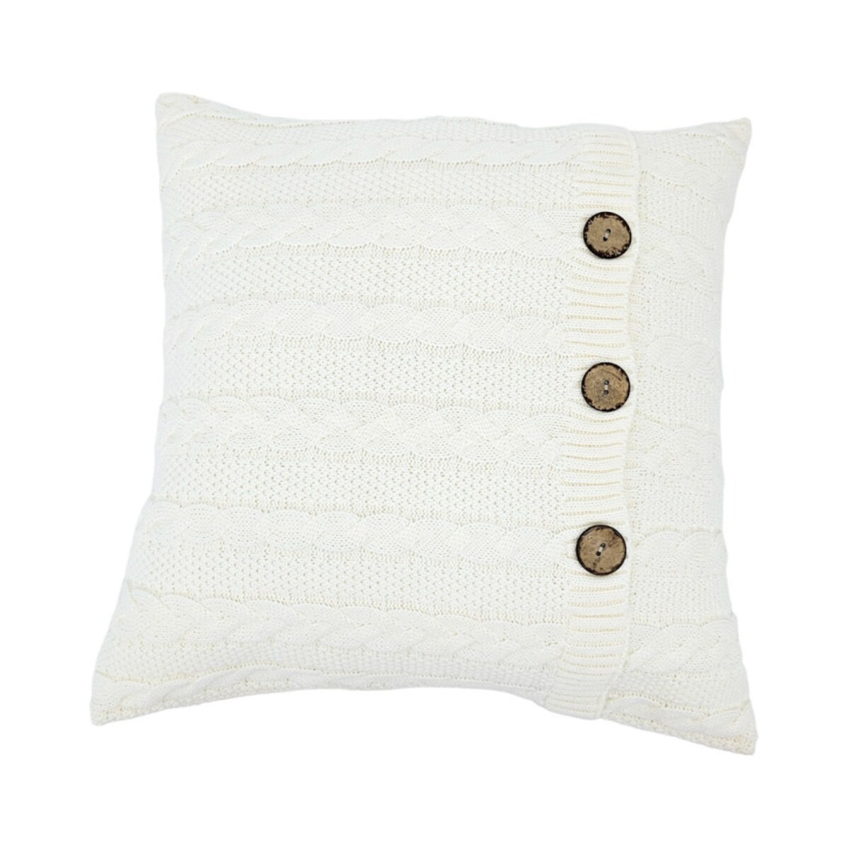 Poszewka dzianinowa bawełniana – VENEZIA ECRU