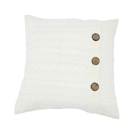 Poszewka dzianinowa bawełniana – VENEZIA ECRU