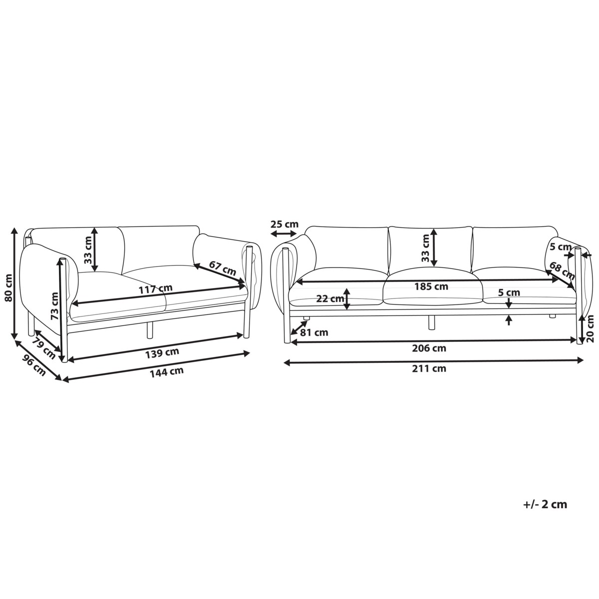 Zestaw ogrodowy dla 5 osób ESPERIA Metal Szary