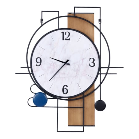Zegar ścienny 60 x 70 cm wielokolorowy TAVEL
