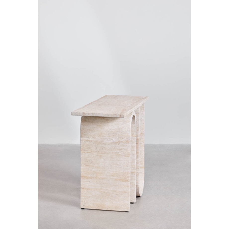 Konsola betonowa Ceravi o wyglądzie trawertynu 120 cm