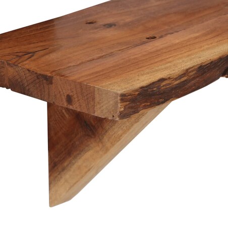 vidaXL Półki ścienne, 2 szt., 90 x 20 x 18 cm, lite drewno akacjowe