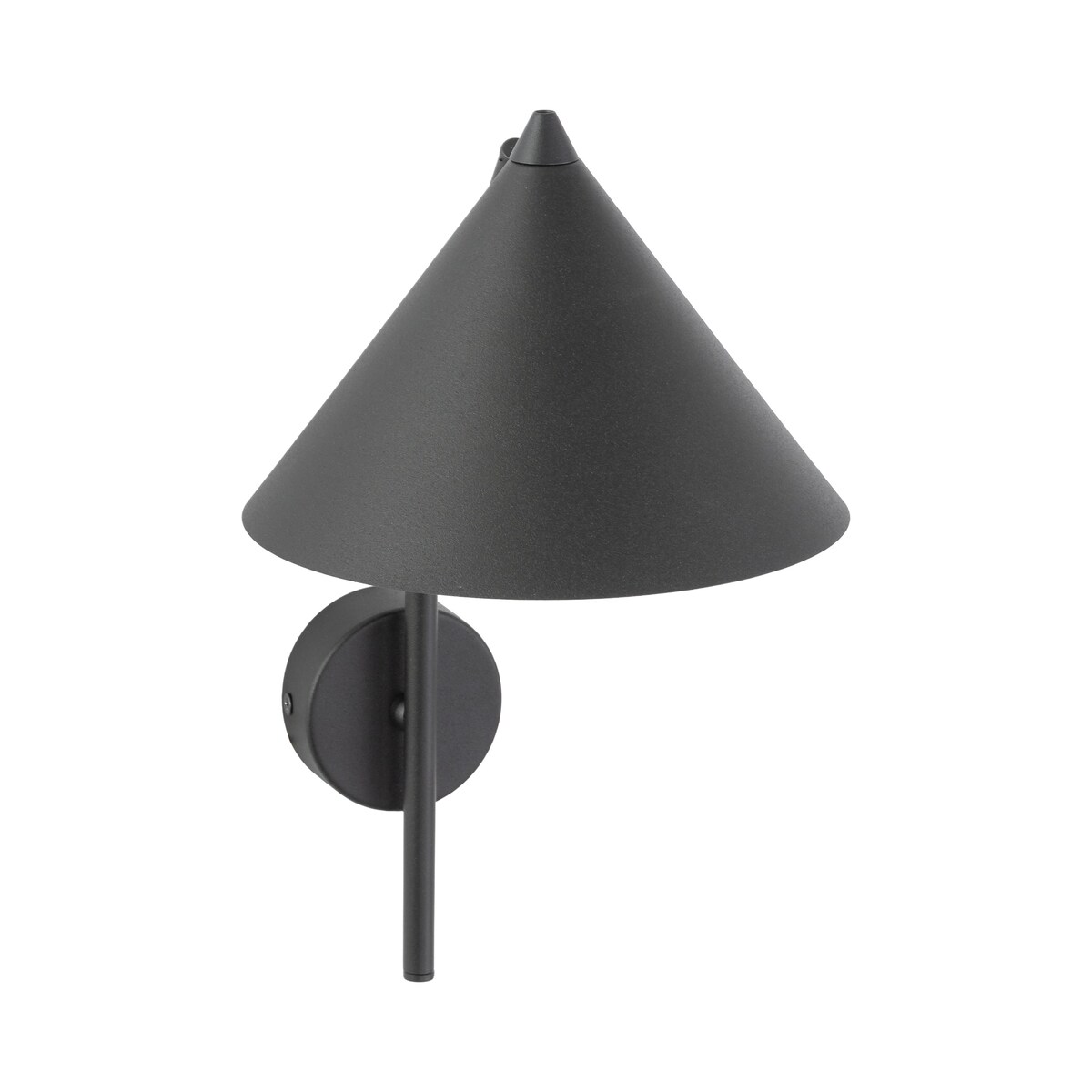 Kinkiet ścienny TK Lighting CONO BLACK 10041 czarny metalowy E27 nowoczesny do salonu i sypialni