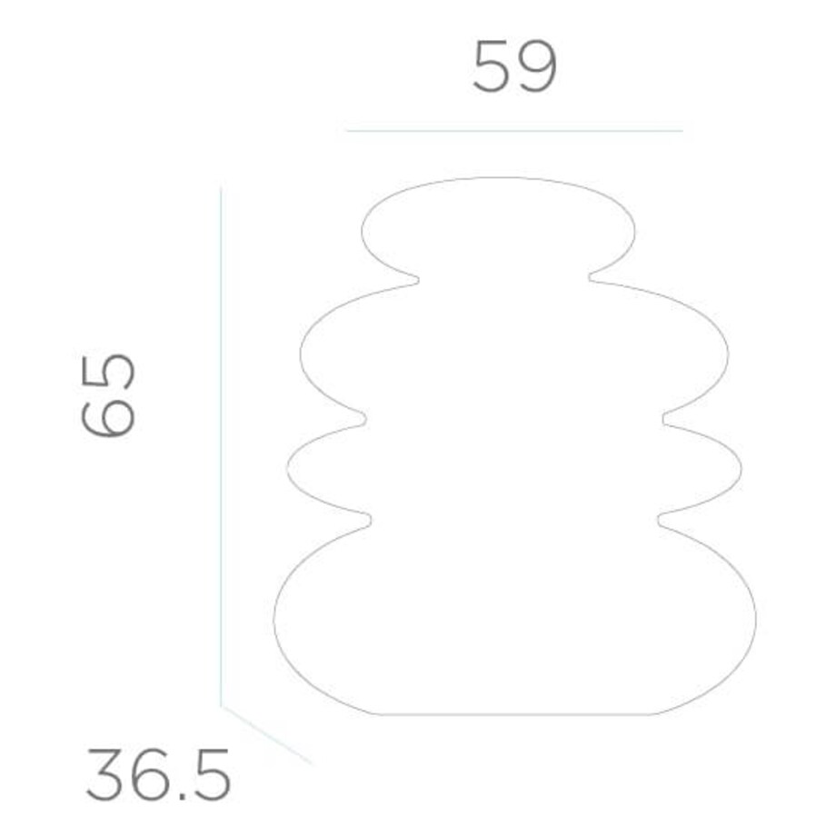 Lampka ogrodowa Balans Cable LUMBS070OFNW King Home LED 9W 6000K IP65 kamienie biała