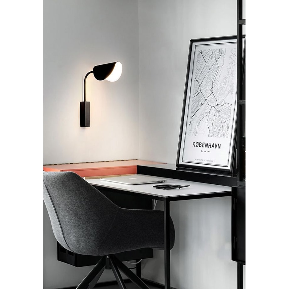 Kinkiet App1262-1W Czarny, Metal